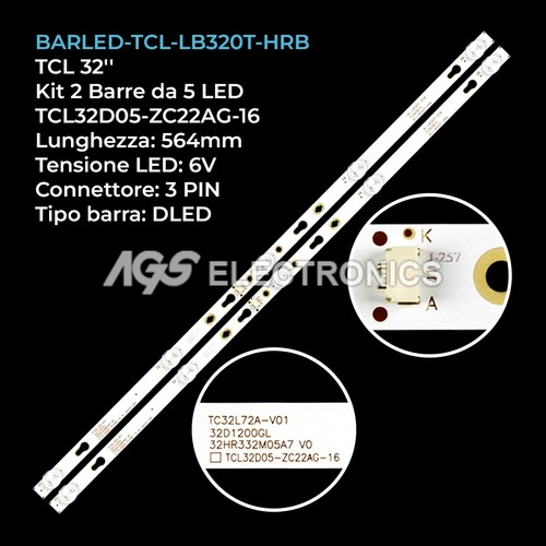 Kit barre strip led tv - led,